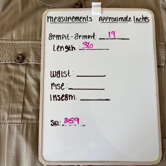 Phoebe Couture Size 8 Safari Shirt Dress Short Sleeve Midi Buttons Khaki Utility - Picture 13 of 13